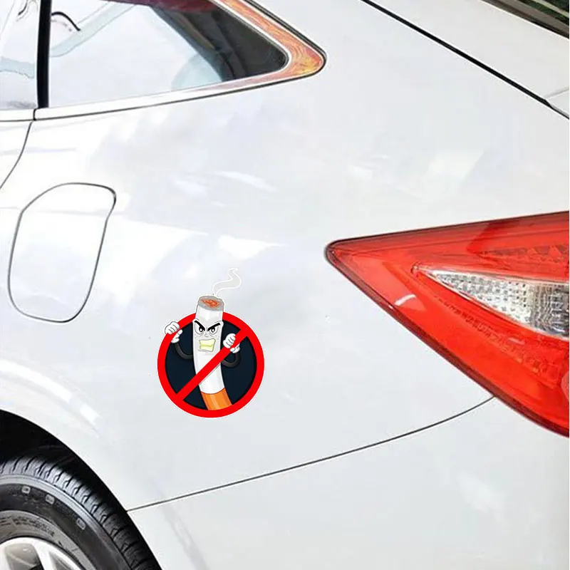 Не курить автомобиль смешные наклейки ПВХ Авто продукты персонализированные