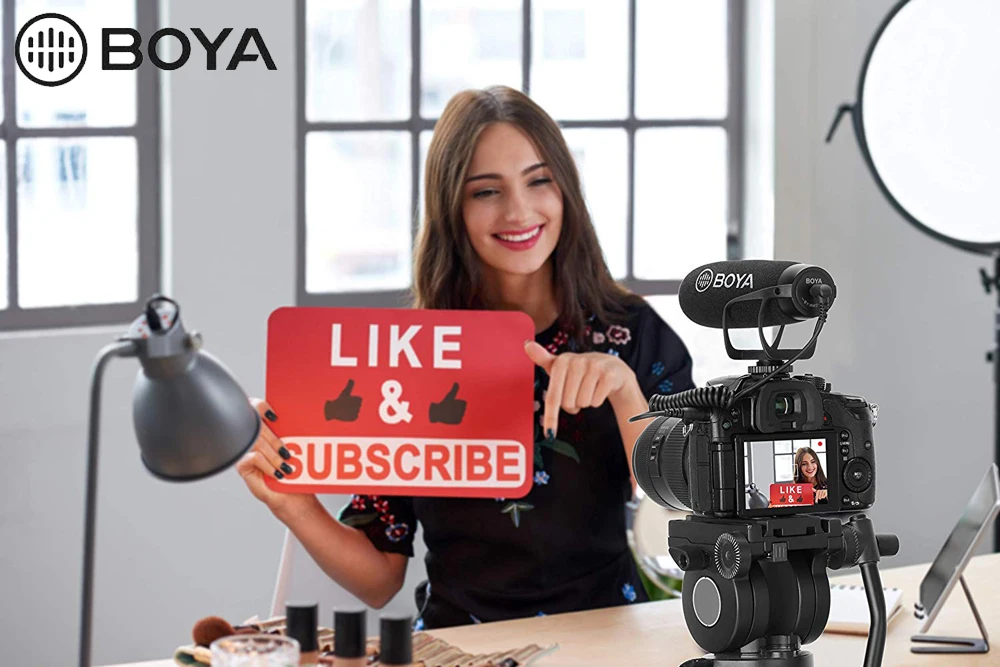 BOYA BY-BM2021 микрофон суперкардиоида широкий охват видео микрофон для DSLR камеры Canon Nikon sony Видеокамера Panasonic смартфон
