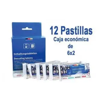

Tablets Descalcificadoras Coffee Machines Bosch Tassimo X 12