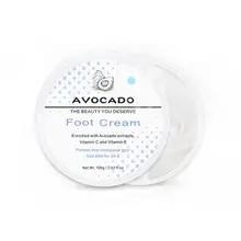 Яркий гламурный авокадо Уход за ногами Отшелушивающий крем для ног увлажняющий, питательный крем для рук массаж ног крем