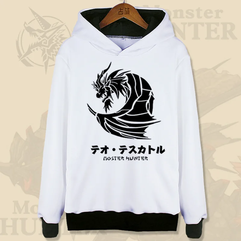 Monster Hunter Yiankutku Plesioth толстовка с капюшоном, костюм для косплея, модная куртка с капюшоном с героями мультфильмов, школьная форма для студентов - Цвет: Светло-зеленый