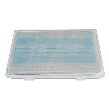 

Portable Clear Dustproof Disposable Mask Storage Box Case Container Organizer
