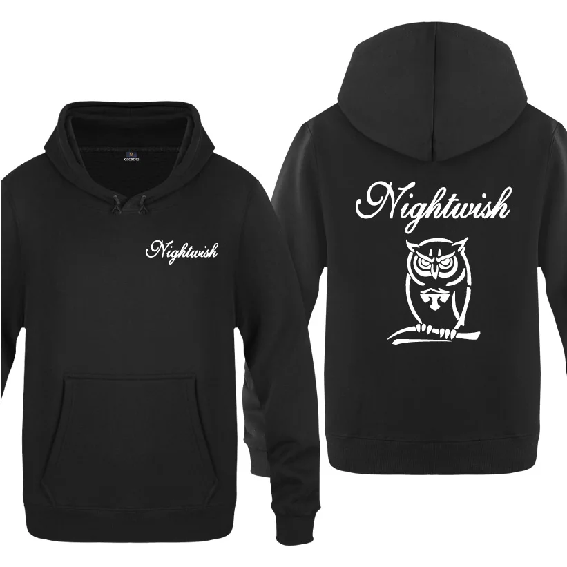 Nightwish рок толстовки для любителей музыки Для мужчин Для мужчин с капюшоном пуловер с начёсом Толстовка