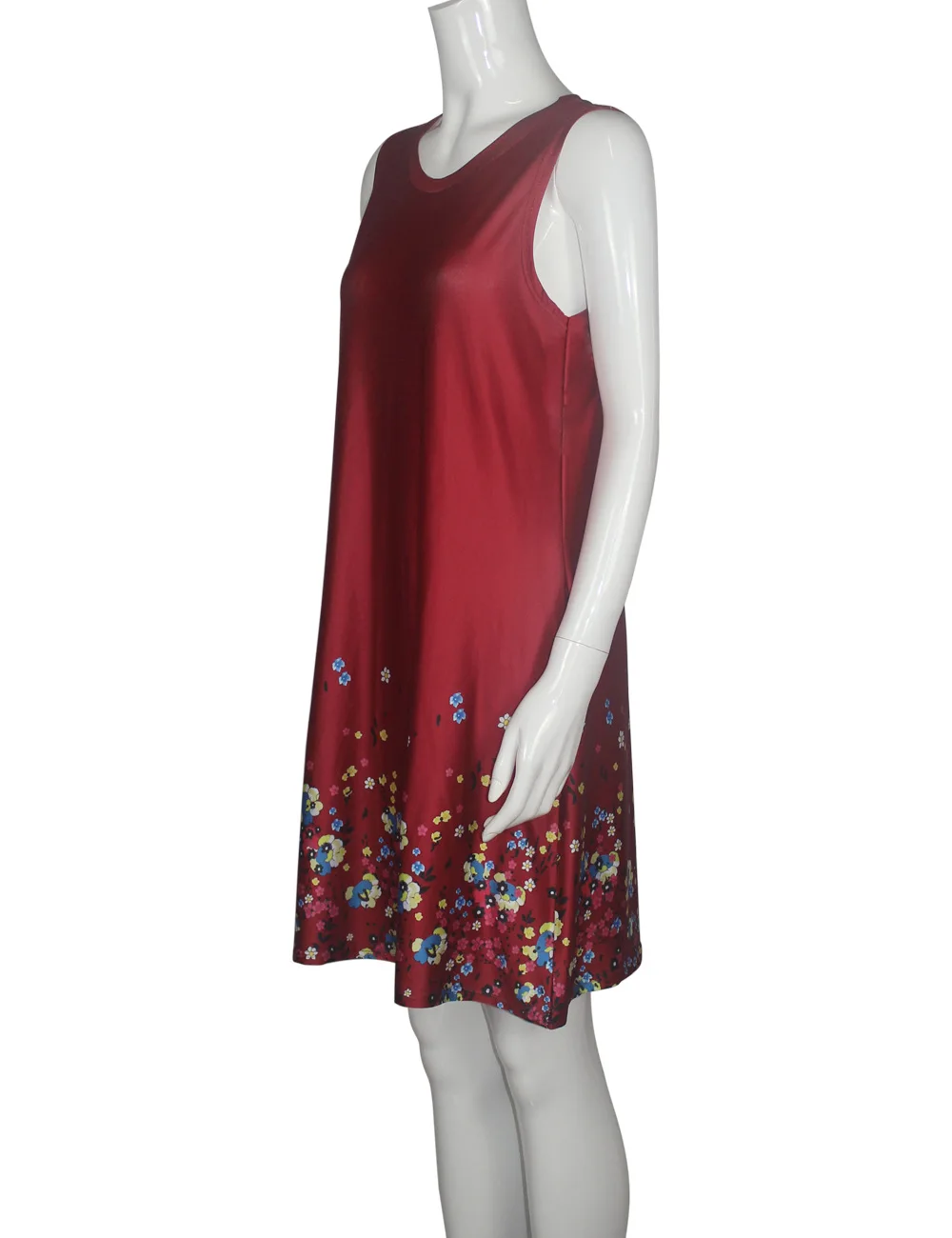Summer Sleeveless Casual Loose Dress Maternity Clothes for Pregnant Women Printed Lady Dress Round Neck Pregnancy Dresses