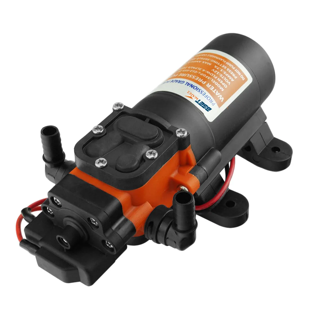 21-Series Automatic Diaphragm Water Pressure Pump 12V DC 1.2 GPM 35 PSI for Boat Marine RV Caravan