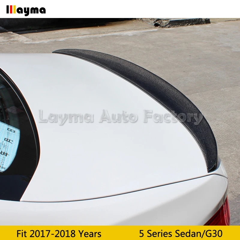 Стильный спойлер для багажника из углеродного волокна BMW 5 серии G30 525i 530i 540i 2017 2020