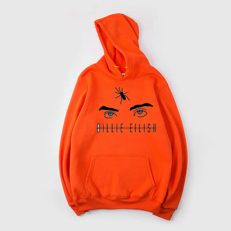 16 Новинка Billie Eilish толстовки женские хип-хоп зимние длинные рукава Мужская/Женская толстовка высокое качество хлопок толстовки мужские/женские - Цвет: 16