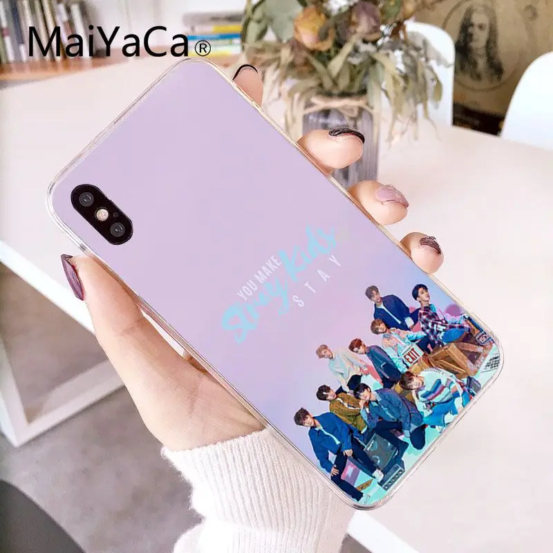 MaiYaCa Stray Kids новое поступление чехол для телефона iPhone 8 7 6 6S Plus 5 5S SE XR X XS MAX 10 Coque Shell