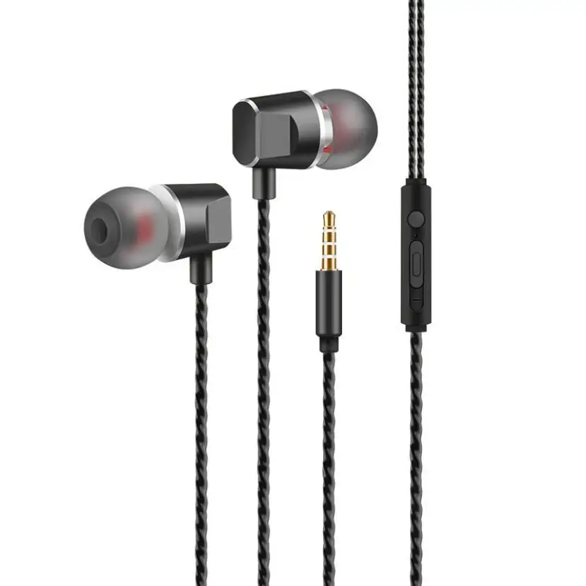 

White Wired Headset In-ear Earphone with Mic for Samsung Galaxy S6 3.5mm Jack Earphone for Mobile Phone