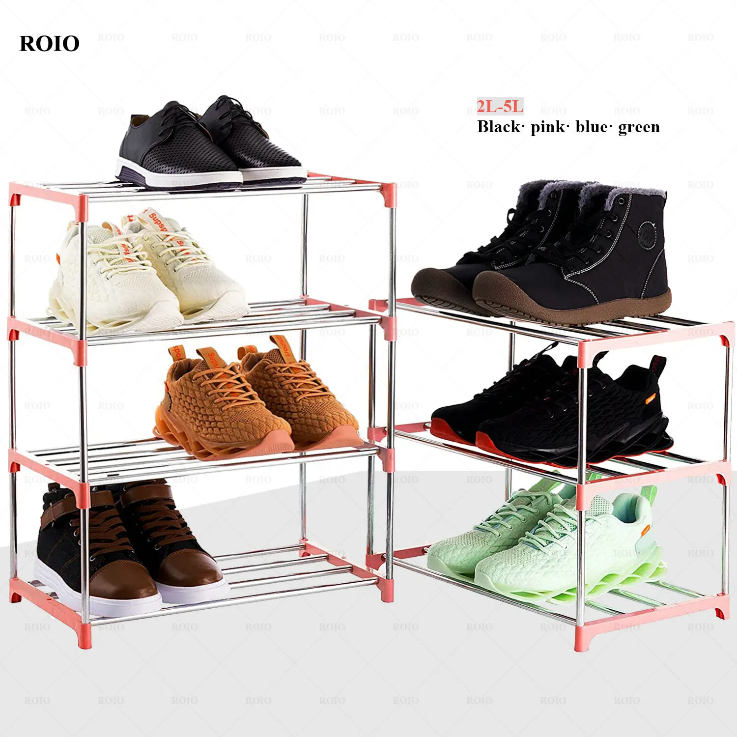 Simple Small Shoe Shelf Nonwoven Fabric Shoe Rack Space-saving Shoe Organizer Stand Holder Minimalist Home Dorm Shoe Cabinet 3