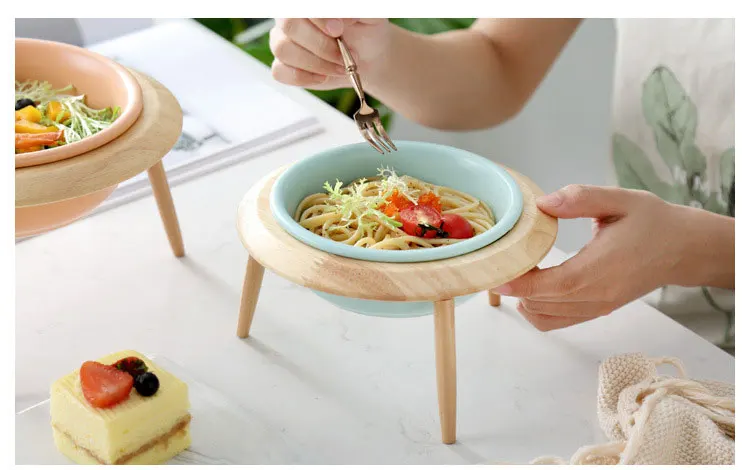 Ceramic-Pet-cat-dog-bowl-with-wooden-holder_01