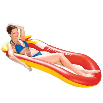 

Inflatable Floating Water Bed Mesh Bottom Beach Mat Swimming Pool Supplies Water Inflatable Floating Bed for Adult