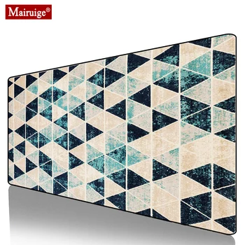 

Persian Rug Geometric Rhombus Simplicity Mouse Pad XXL Gamer Desk Mat Large Gaming MousePad 90x40/80x30cm for Laptop Table Pads