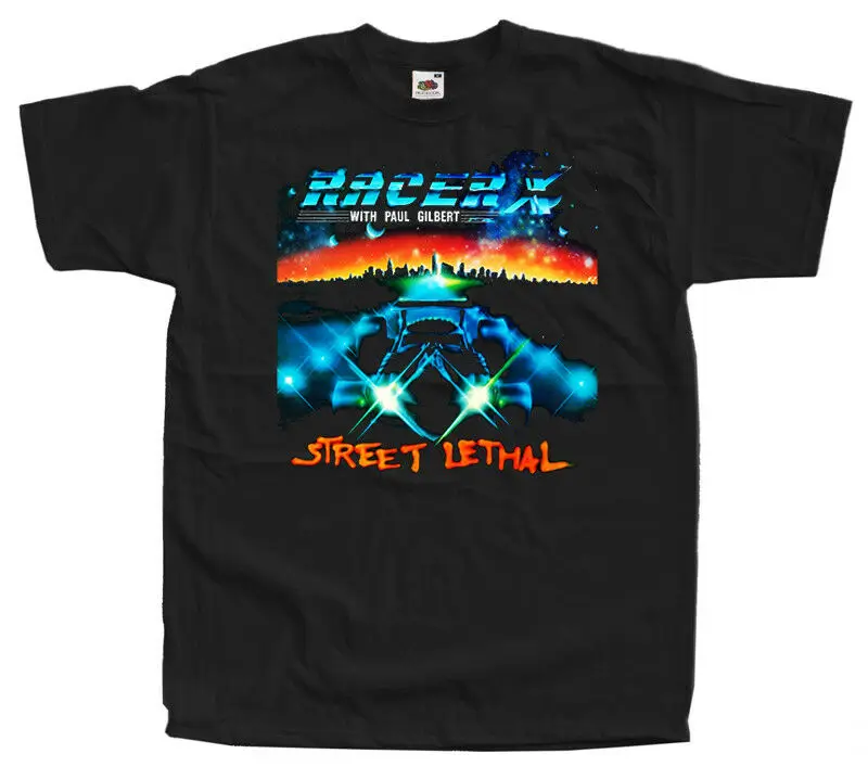 Racer X-Street Lethat 1986 черная футболка Размеры S-5XL 100% хлопок |