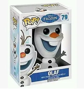 

FUNKO POP Disney Cartoon Movie Frozen OLAF #79 PVC Action Figure brinquedos Collection Model toys for Children birthday Gift