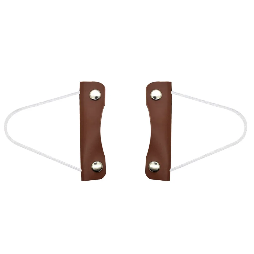 Прочный твердый кожаный зажим многоразовый держатель для кухонной бумаги