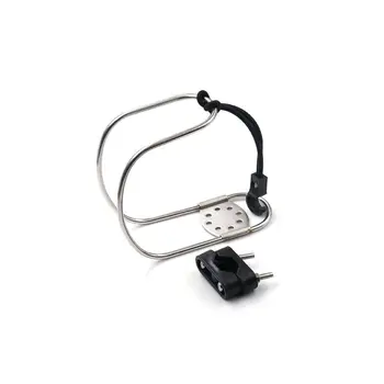 

Marine Stainless Steel Horseshoe Lifebuoy Bracket Life Buoys Ring Holder H4GC