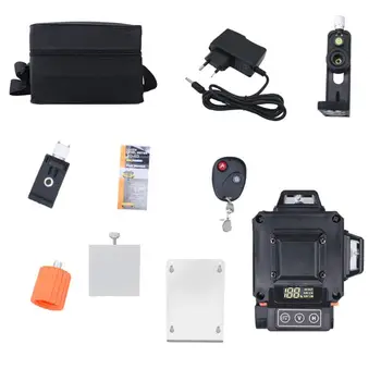 

16/12 Lines L-aser Level Levels Auto Self Leveling 360 Rotary Measure LED R9JC