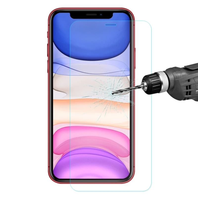 Пленка из закаленного стекла для iPhone 11/iPhone XR ENKAY Hat-prince 0,26 мм 9H 2.5D с закругленными краями
