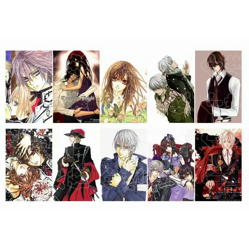 

Vampire Knight Sticker 100pcs Different Style Anime Stickers Bus ID Waterproof DIY Card Stikers Classic Toys