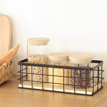 

Multifunctional storage rack Bathroom Cosmetic Storage Rack Organizer Stand Leachate Metal Removal Table Office Holder