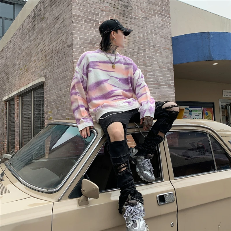 Pull Homme мужская мода свитер с вырезом на осень