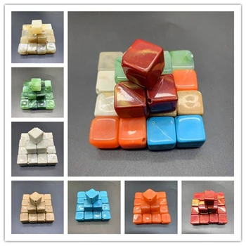 

New 12mm 10pcs of Acrylic Square Beads Earrings Necklace Accessories Beads For Jewelry Making DIY Jewelry Findings