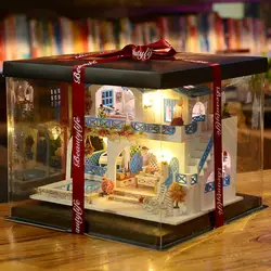 Маленький дом DIY Мини маленький дом модель креативного искусства игрушечный дом негабаритный Собранный вилла Комната принцессы