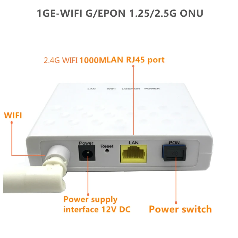 Волоконный трансивер 1GE-WIFI E/GPON ONU FTTO Light Cat регулятор одиночный 1000 м LAN порт OLT1.25/2,5G чипсет волокно для дома