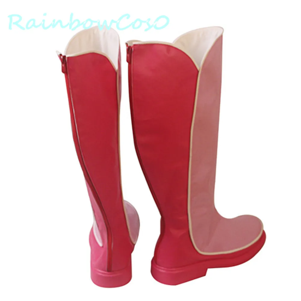 RainbowCos0 Косплэй ботинки Adventure Time with Finn and Jake принцесса, жвачка принцессы Bonnibel Bubblegu сапоги