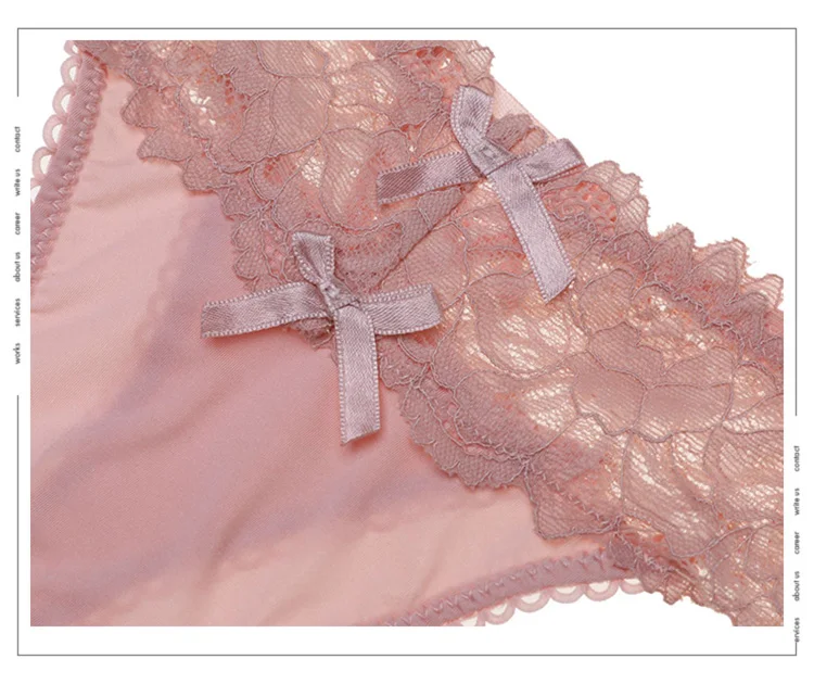 CINOON New Sexy Panties Women Lace Low-waist Briefs Female Hollow Out Underwear Ladies Underpants Intimates G String Lingerie (9)