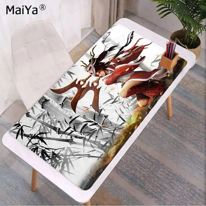 Maiya Забавный Персональный Игровой Коврик для мыши для ноутбука из резины для компьютера