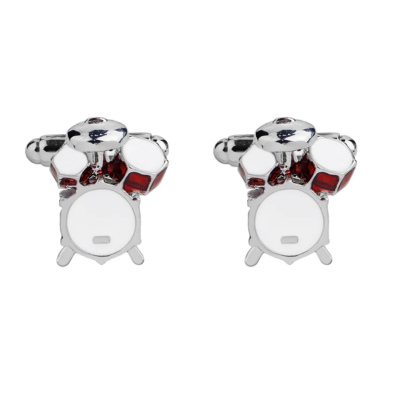 Новинка запонки в классическом стиле новинка красные музыкальные мужские 3D виде