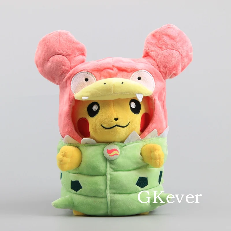 30 см Аниме Пикачу плюшевая игрушка s кукла Peluche милый Мега слоунбро пончо-одет Пикачу плюшевая игрушка фигурка женщины дети подарок на день рождения