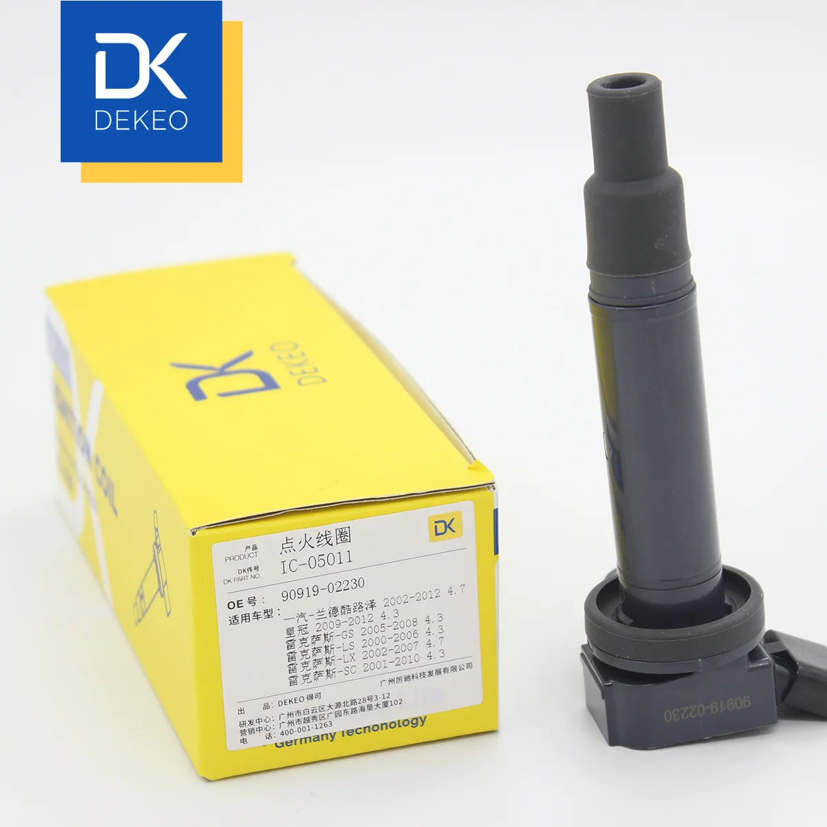 DEKEO катушки зажигания для FAW-Land Cool Road Zephyr Crown Lexus-GS Lexus-LS Lexus-LX Lexus-SC 90919-02230