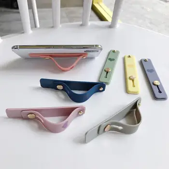 

Silicone Mobile Phone Ring Bracket Mobile Phone Back Sticker Bracket Multi-function Heart-shaped Push-pull Bracket