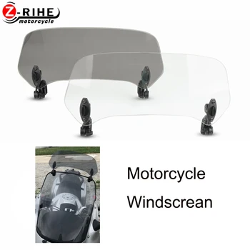 

Universal Motorcycle Windshield Modified Windscreen Adjustable Heightening double bracket for HONDA X-ADV Integra 700 750 FORZA