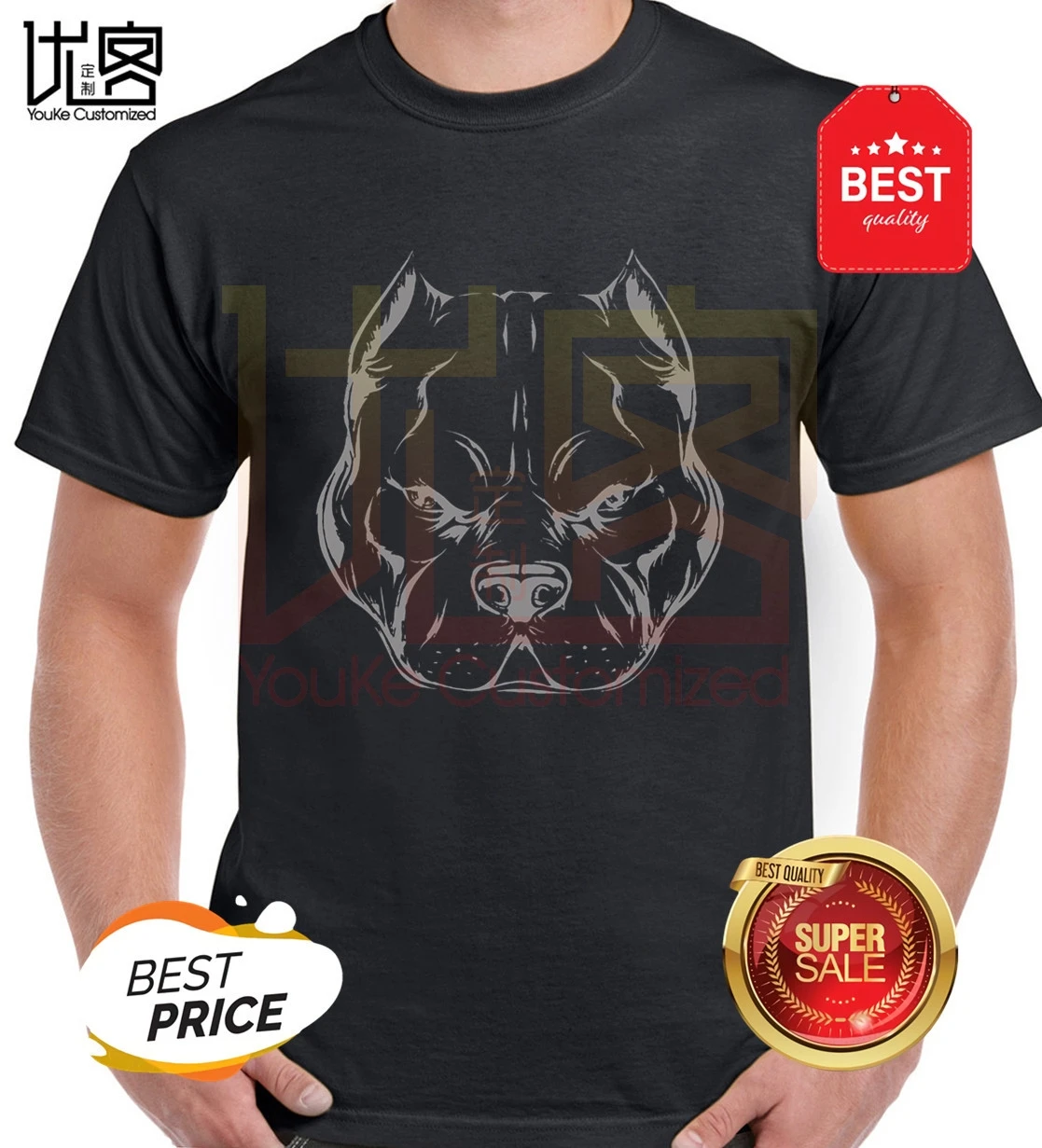 Новинка 2020 черная хлопковая футболка горячая Распродажа с твердой головой