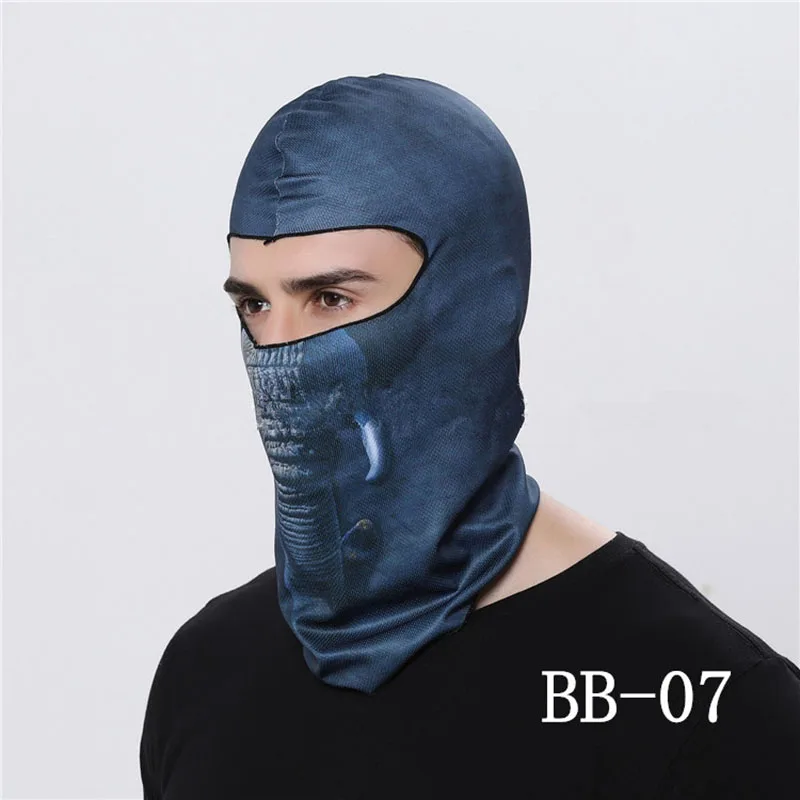 H334 BB-07 Велосипедная маска для катания на лыжах Защита для шеи маска на лицо от ветра camouфлаг головной убор велосипедный принт полная лицевая маска шлем спортивный велосипед - Цвет: H334 BB-07