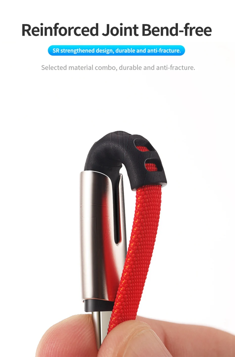 ROCK светодиодный светильник usb type C кабель для samsung Xiaomi Redmi Note 7 8 10 проволока из цинкового сплава шнур USB-C зарядное устройство кабель usbc для мобильного телефона