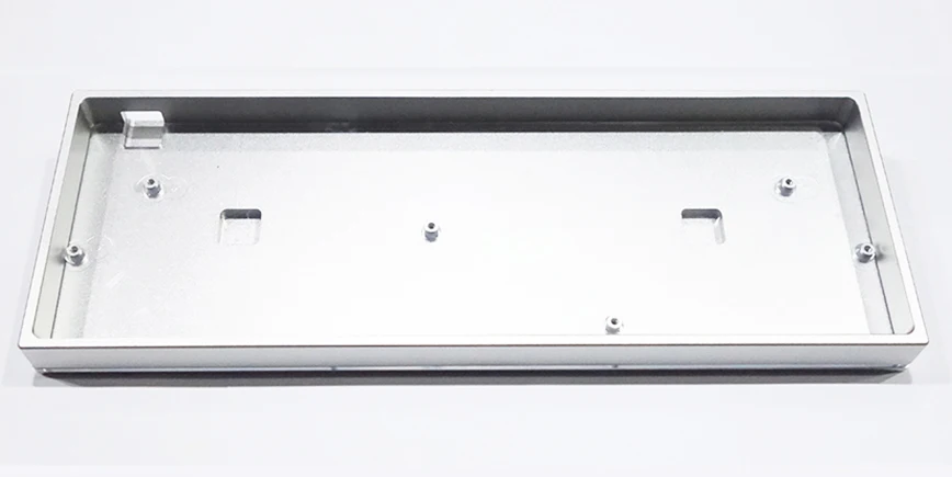 GH60 клавиатура DIY анодированный алюминиевый чехол боковой блеск через корпус тяжелый чехол QMK программа для 60% механическая клавиатура