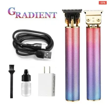 

Hair Trimmer Set Close-Cutting Digital Rechargeable Electric Hair Clipper Barbershop Cordless 0mm T-Blade Baldheaded Outliner