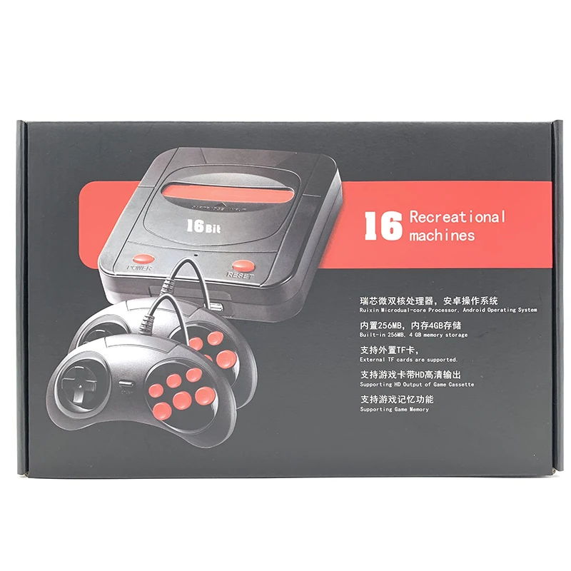 HD sega Портативный игровая консоль с 188 16-бит Genesis/MD sega игры ретро Видео игровой системы