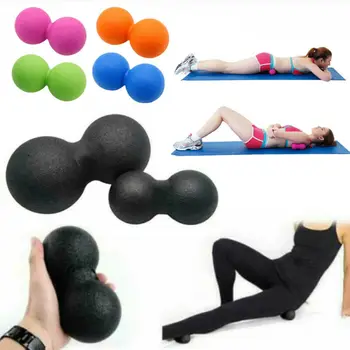 

Lacrosse Ball Myofascial Trigger Point Release Body Massage Peanut Ball Gym Yoga