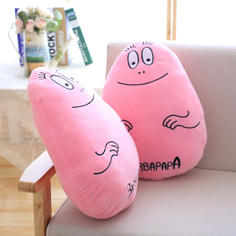 Франция классический Barbapapa Баба Папа Подушка Плюшевые игрушки Ulzzang Вышивка Подушка подарок на день рождения