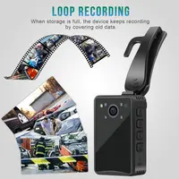 A23 Police Body Camera HD 1080P DVR Video Security Cam IR Night Vision Mini Camcorders with 14 H Long Battery Life Recording - Image 5