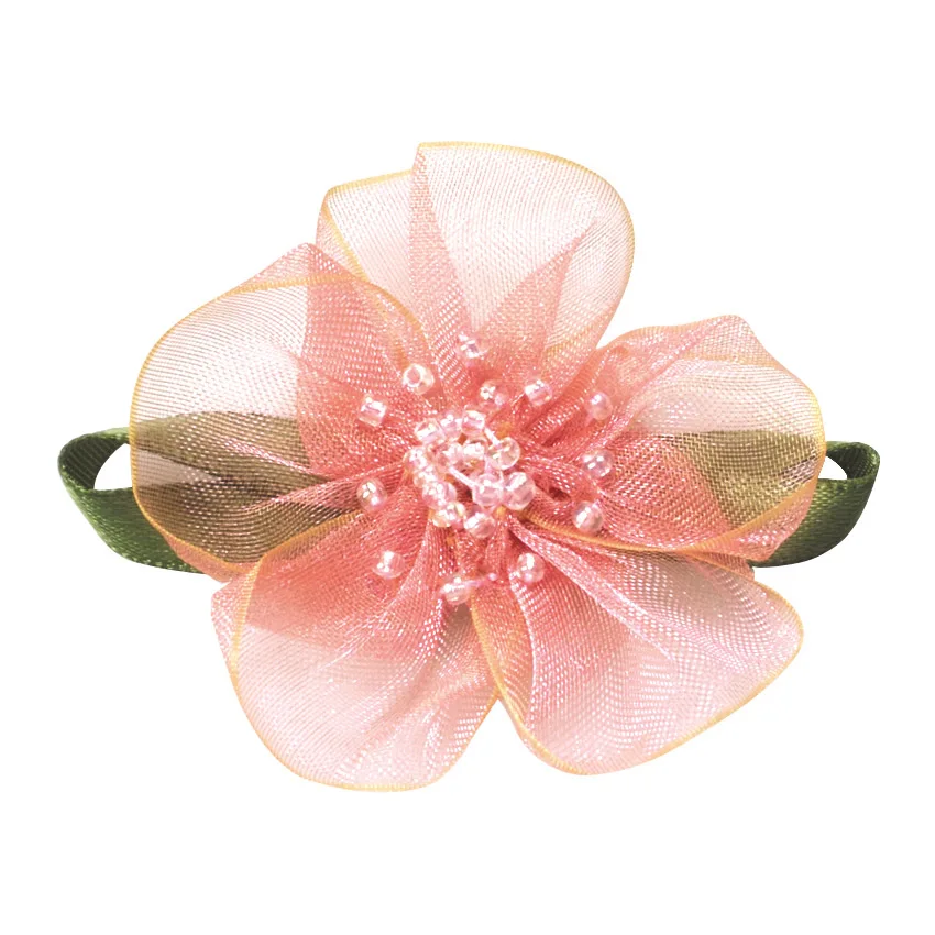 Ombre Organza 1062 YAMA листва цветок Диаметр 46mm±3mm лист 60mm±3mm 100 шт./пакет лента для женщин и девушек; платье для художественного оформления ногтей, ручная работа - Цвет: Ombre Organza 1062