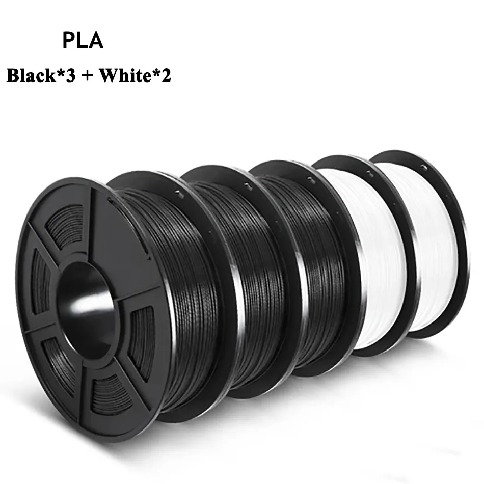 SUNLU PLA Filament 1.75mm 5 Rolls Of 3D Printer Filaments to PLA 3D Printing Materials 5pcs/set 3d Filament PLA PLUS bulk pla filament 3D Printing Materials