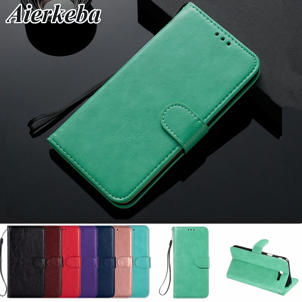 Кожаный чехол для samsung Galaxy A40 A20 A20E A30 A50 A60 A70 A7 A8 A6 плюс A10 M10 M20 M30 M40 с карты Обложка книги чехол-портмоне с откидной крышкой