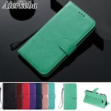 Кожаный чехол для samsung Galaxy A40 A20 A20E A30 A50 A60 A70 A7 A8 A6 плюс A10 M10 M20 M30 M40 с карты Обложка книги чехол-портмоне с откидной крышкой